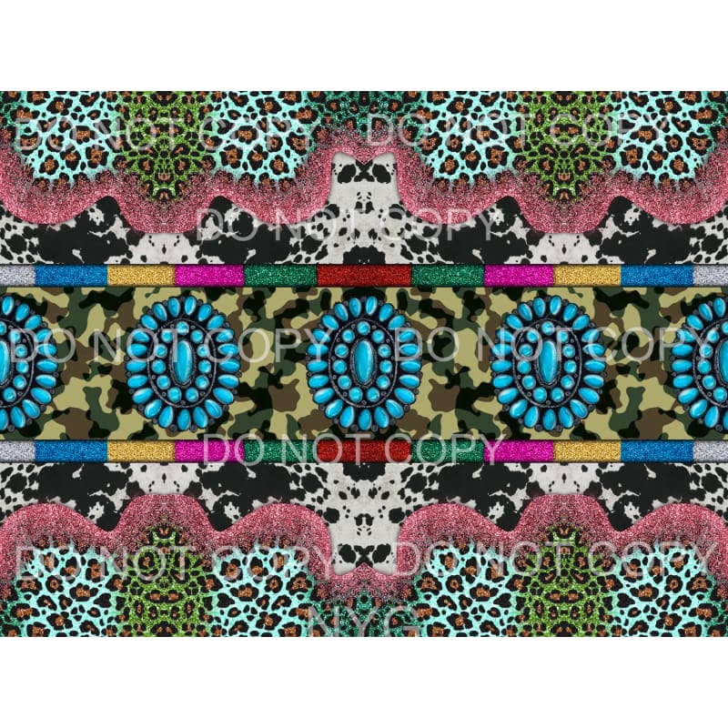 Western Pattern Sheet #3 Sublimation transfers - Heat 