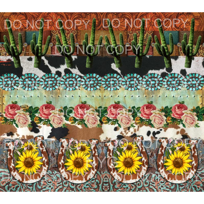 Western Pattern Sheet #4 Sublimation transfers - Heat 