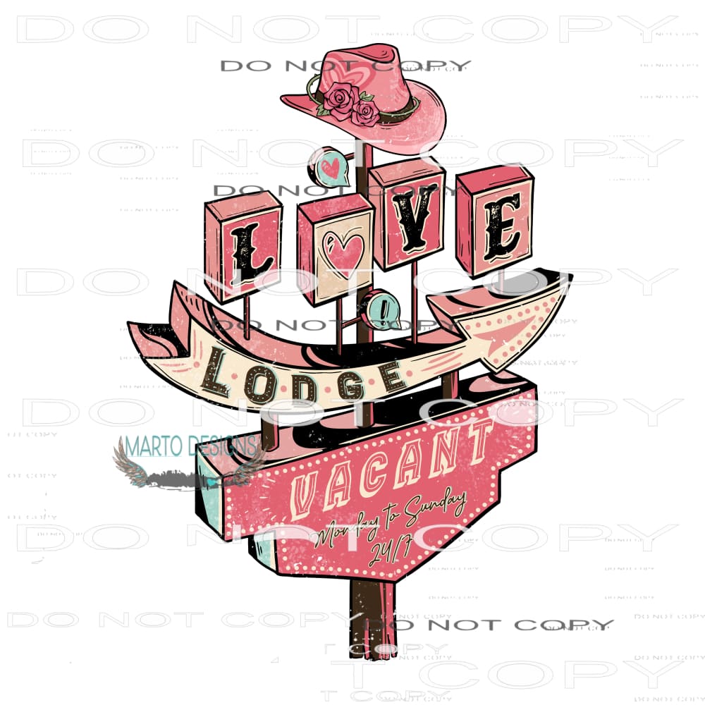 Western Valentine #9030 Sublimation transfers - Heat