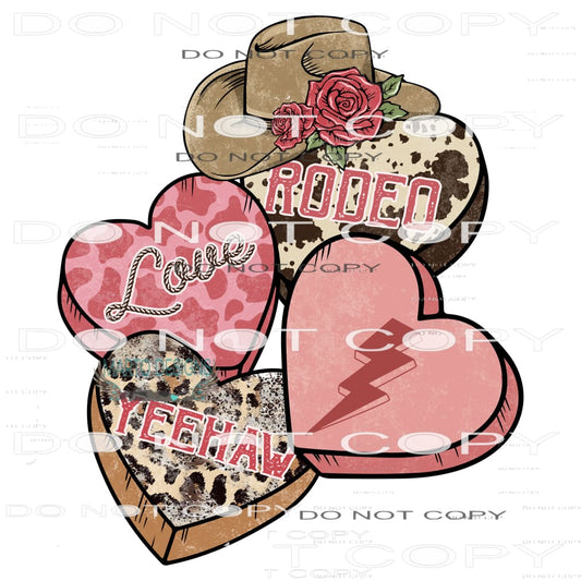 Western Valentine #9035 Sublimation transfers - Heat