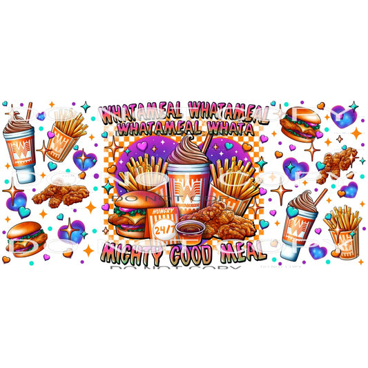 What A Meal #9324 Sublimation transfers - Heat Transfer