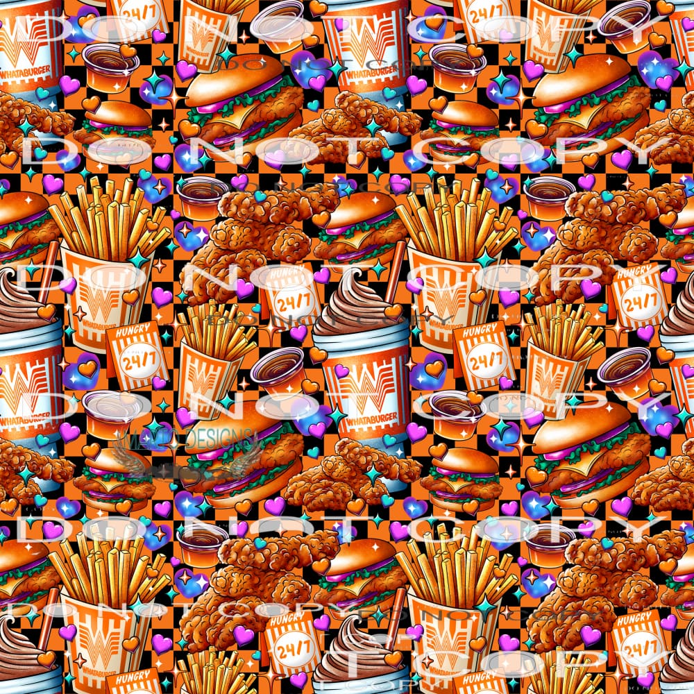 What A Meal #9327 Sublimation transfers - Heat Transfer