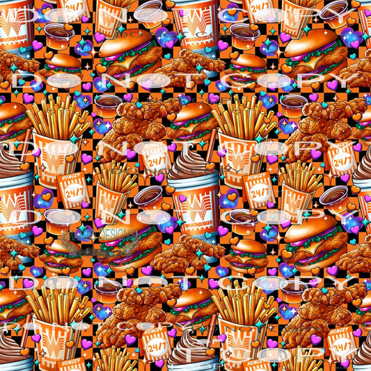 What A Meal #9327 Sublimation transfers - Heat Transfer