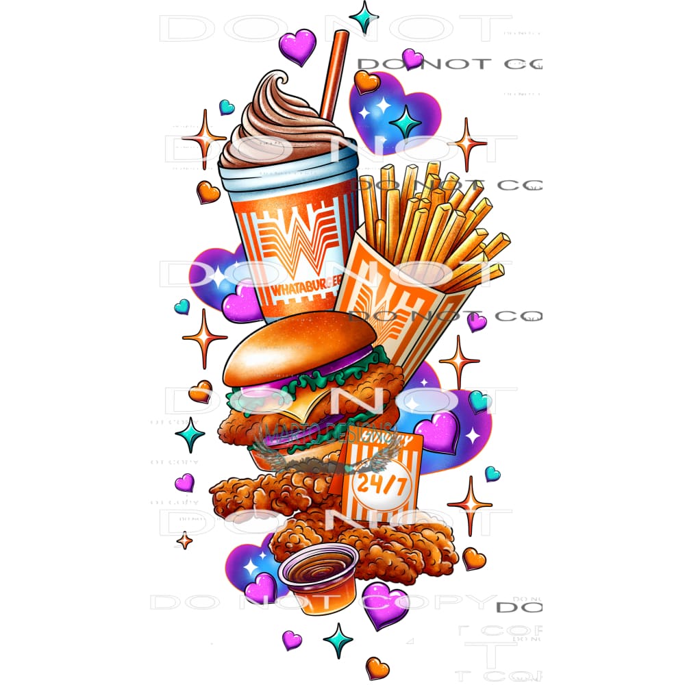 What A Meal Sleeve #9326 Sublimation transfers - Heat