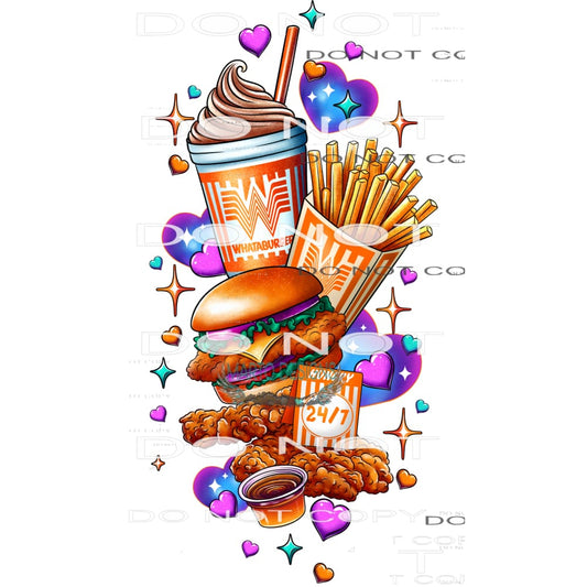 What A Meal Sleeve #9326 Sublimation transfers - Heat