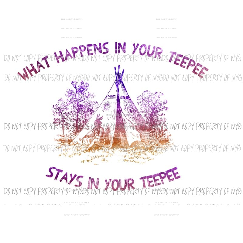 What Happens In The TeePee #2 Sublimation transfers Heat Transfer