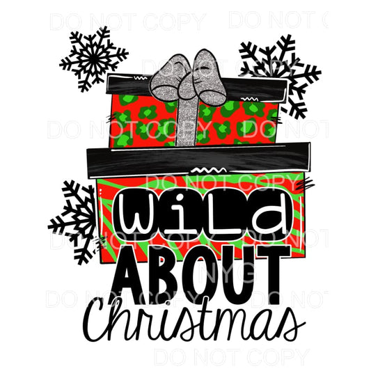 Wild About Christmas Red Green Leopard Stripes Gifts 