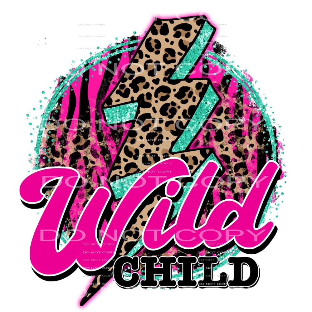 wild child #7354 Sublimation transfers - Heat Transfer