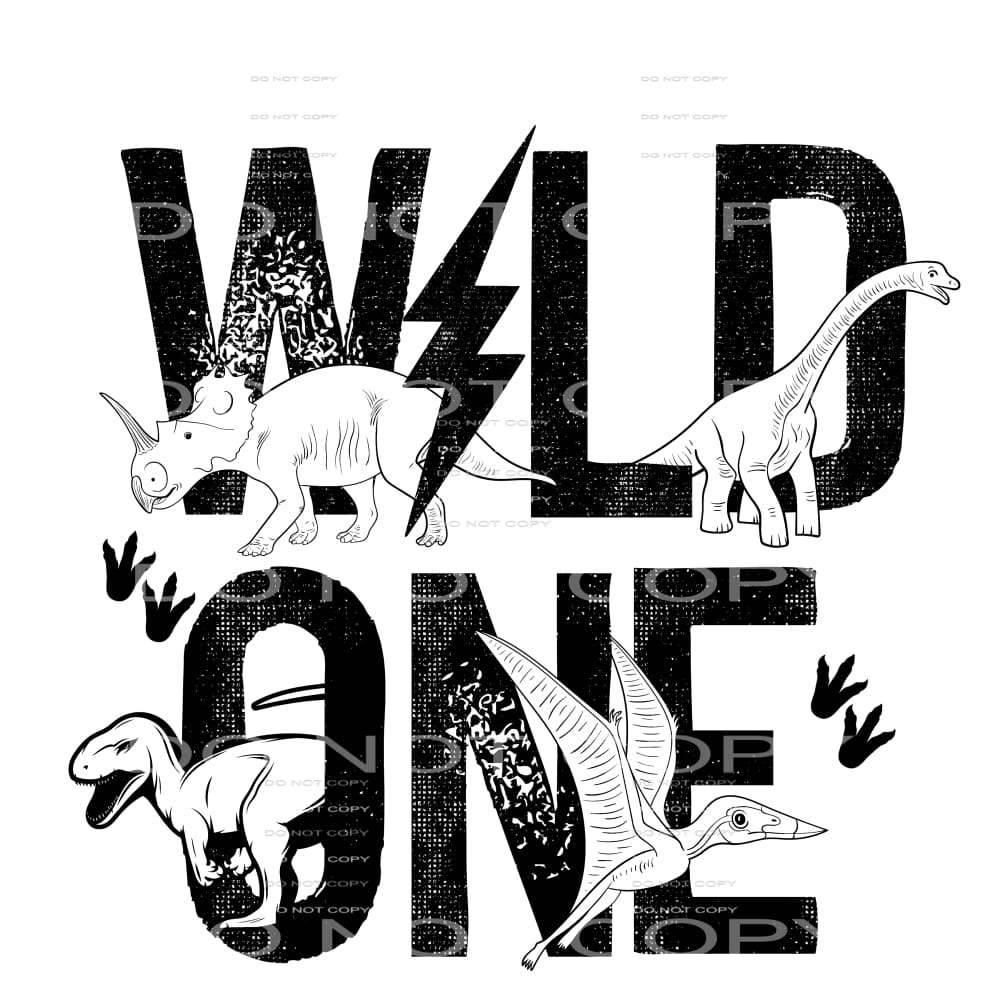 wild one #7709 Sublimation transfers - Heat Transfer