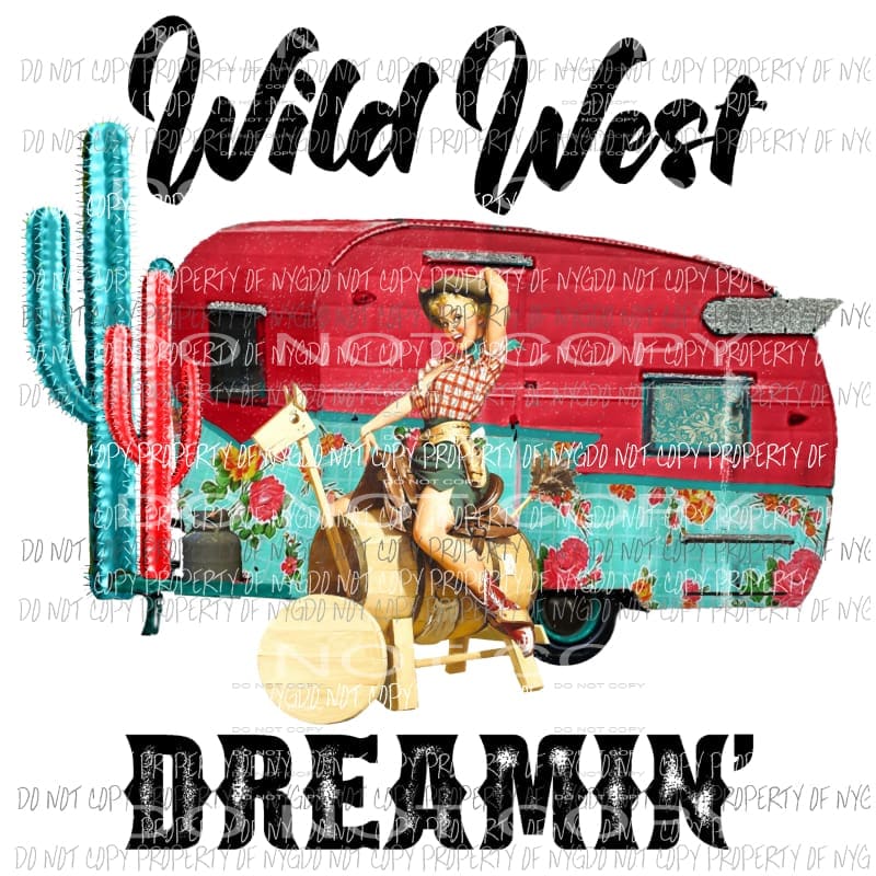 wild west dreamin sublimation transfer Heat Transfer