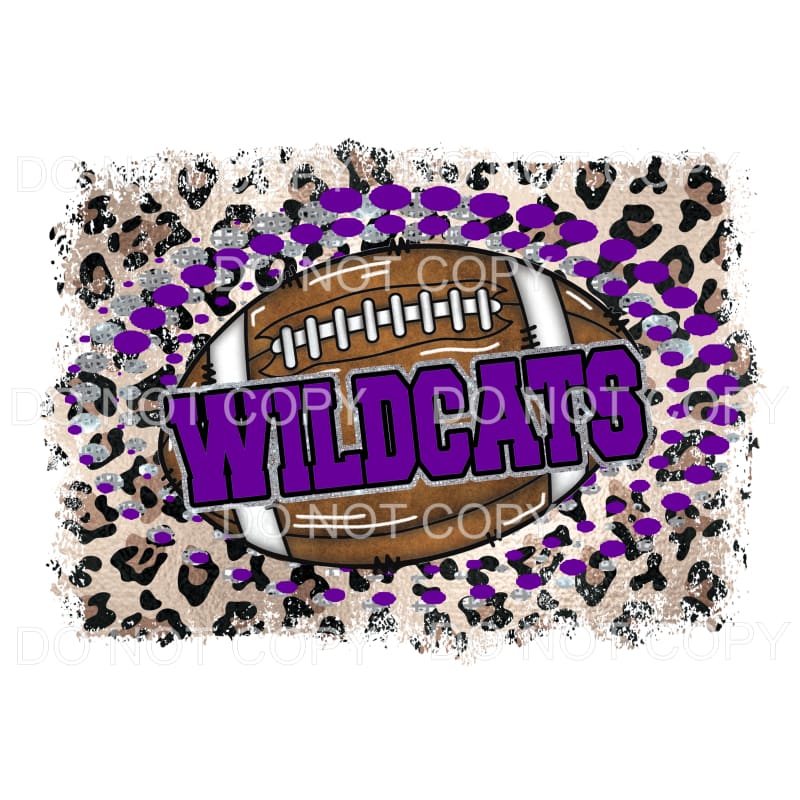 wildcats Football # 566 Sublimation transfers - Heat 