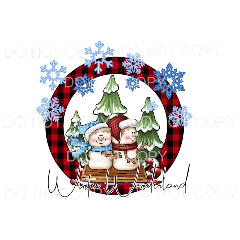 Winter Wonderland # 3 Sublimation transfers - Heat Transfer