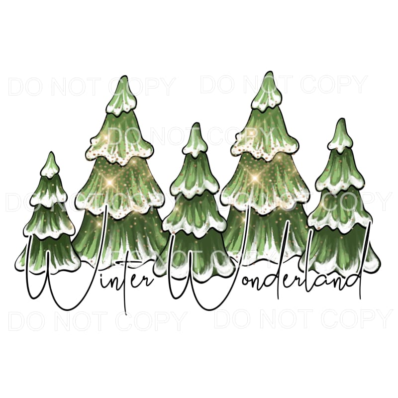 Winter Wonderland # 4 Sublimation transfers - Heat Transfer